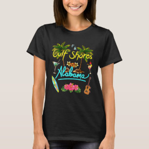Bukt Shores Alabama Beach Summer Handflatan Sol Se T Shirt