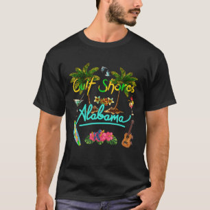 Bukt Shores Alabama Beach Summer Handflatan Sol Se T Shirt