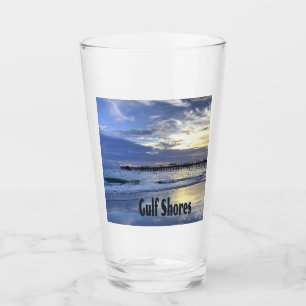 Bukt Shores Alabama Beach Sunrise Pier Glaskopp