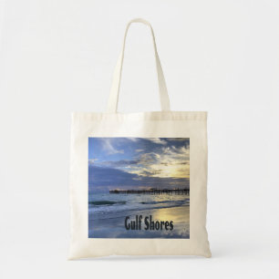 Bukt Shores Alabama Beach Sunrise Pier Tygkasse