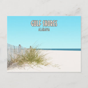 Bukt Shores Alabama Beach Vykort