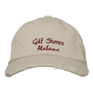 Bukt Shores Alabama Broderad Keps