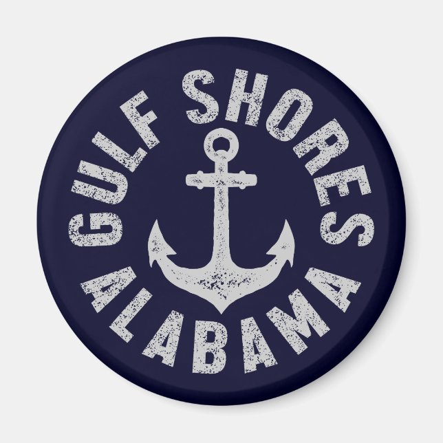 Bukt Shores,Alabama Magnet (Framsidan)