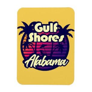 Bukt Shores Alabama Magnet