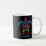 Bukt Shores Alabama Sea Turtle Family Vacation Sum Kaffemugg<br><div class="desc">Bukt Shores Alabama Sea Turtle Family Vacation Sommaren 2025</div>
