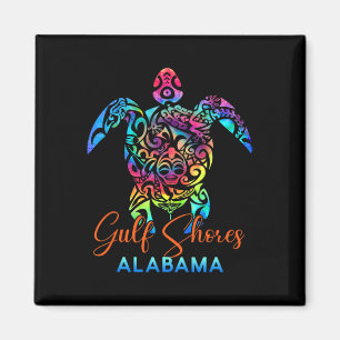 Bukt Shores Alabama Sea Turtle Family Vacation Sum Magnet
