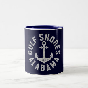 Bukt Shores,Alabama Två-Tonad Mugg