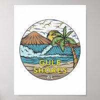 Bukt Shores Alabama Vintage