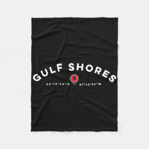 Bukt Shores Alabyma Al Graphic Karta T Fleecefilt