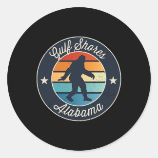 Bukt Shores Alabyma Sasquatch Graphic Runt Klistermärke