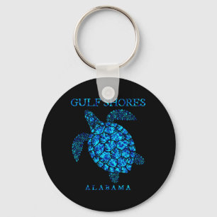 Bukt Shores Alabyma Souvenir Sea Turtle Boys Girls Nyckelring
