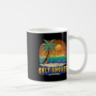 Bukt Shores Alabyma Vintage Distress Souvenir Kaffemugg