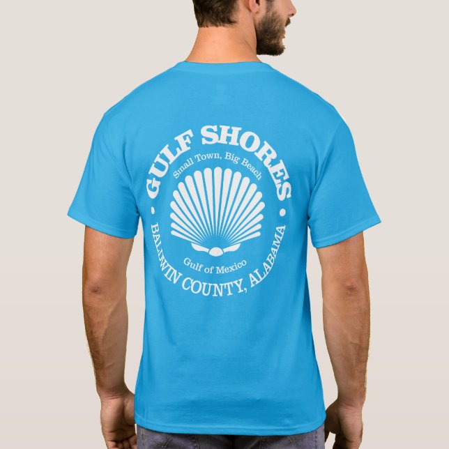 Bukt Shores (årstidsgräns) T Shirt (Baksida)