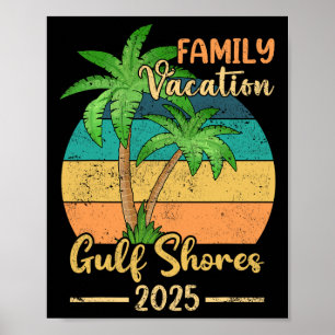 Bukt Shores Beach Alabama Family Vacation 2025 Sum Poster