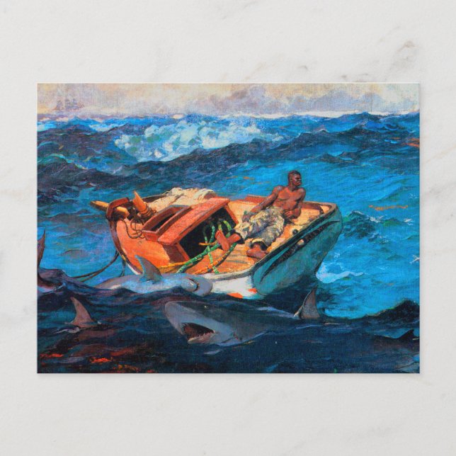 Bukt Stream by Winslow Homer Vykort (Framsida)