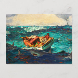 Bukt Stream by Winslow Homer Vykort