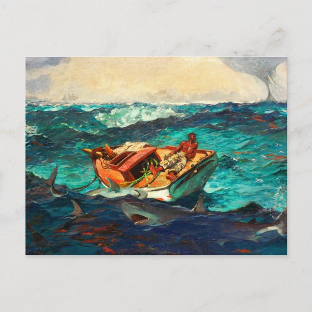 Bukt Stream by Winslow Homer Vykort (Framsida)