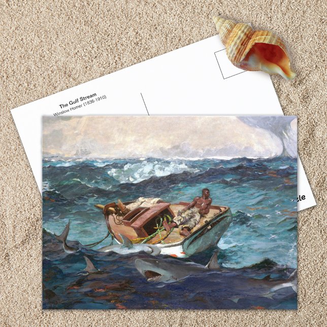 Bukt Stream Winslow Homer-vykort Vykort (Skapare uppladdad)