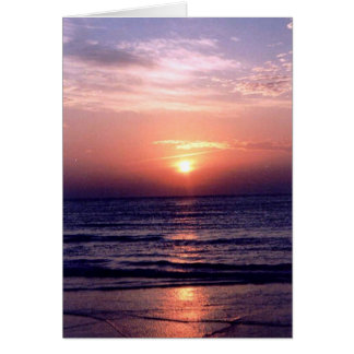 Bukt Sunrise Hälsningskort