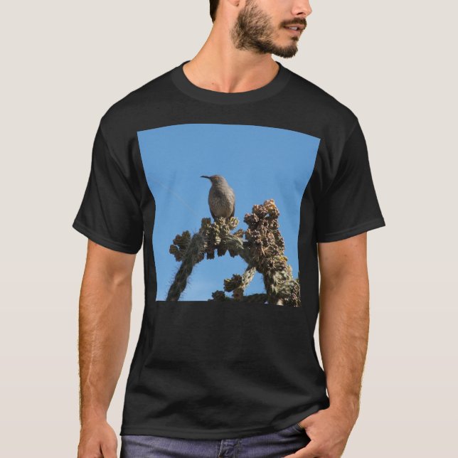 Bukta-fakturerad härmtrastfågel tee (Framsida)