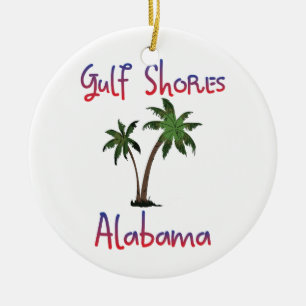 Bukten stöttar Alabama Julgransprydnad Keramik