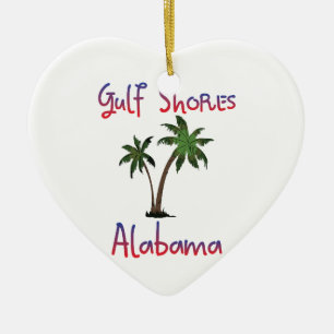 Bukten stöttar Alabama Julgransprydnad Keramik