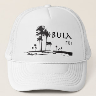 Bula Fiji Handflatan Träd Graphic Keps