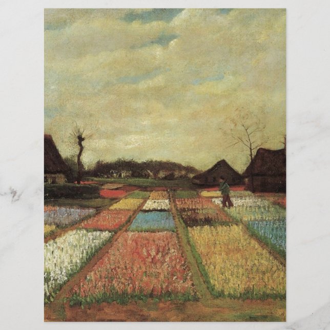Bulb Fält av Vincent van Gogh. (Framsida)