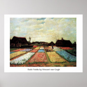 Bulb Fält av Vincent van Gogh. Poster