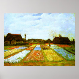 Bulb Fält Holland Van Gogh Fine Art Poster
