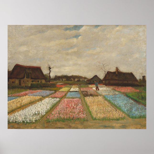Bulb Fält - Van Gogh Flower Ligcape Poster (Framsidan)