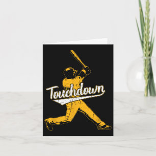 Bulbollsportsport för Sarcastic Touchdown Kort