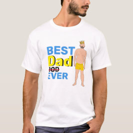 Buldgåva från lycklig Fars dag pappa T Shirt