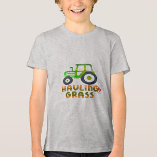 Buldgräs Gräsmatta Mower Grått T T Shirt