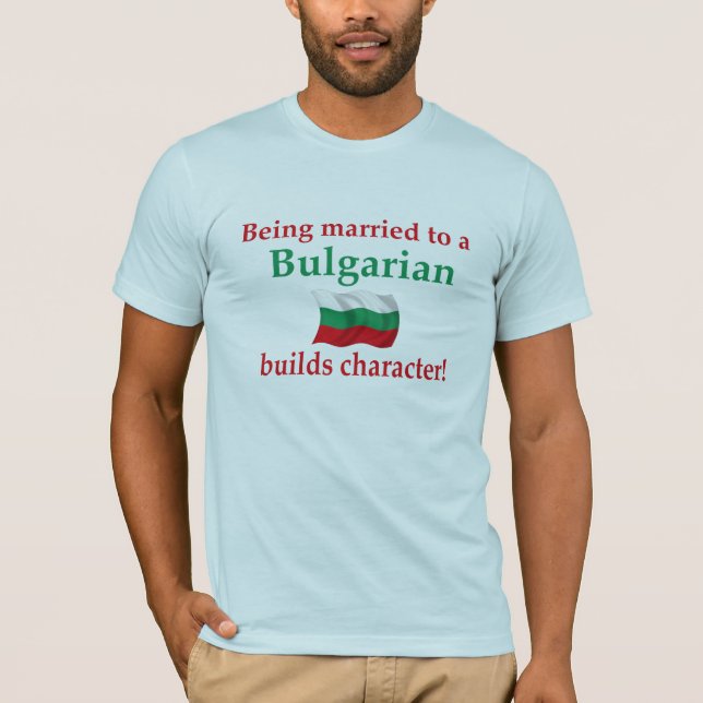 Bulgaren bygger teckenet tröja (Framsida)