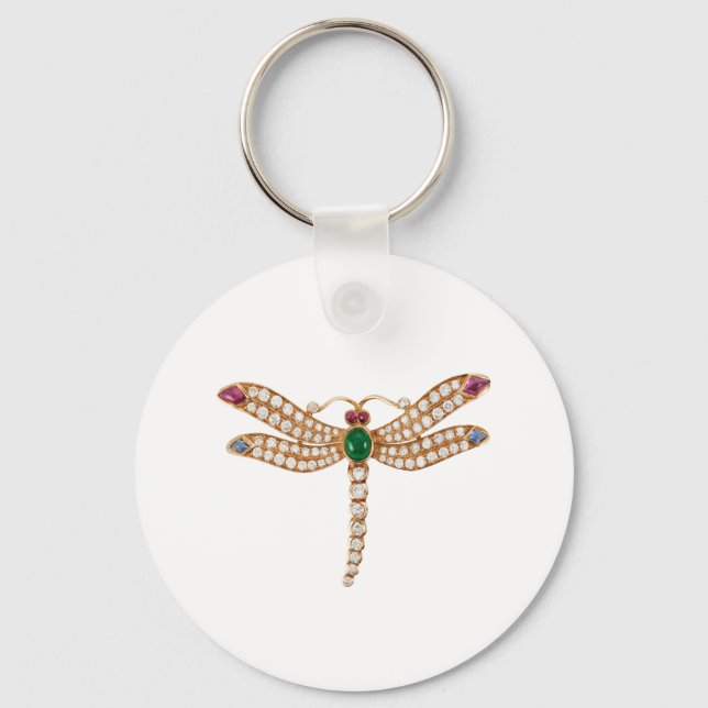 BULGARI DIAMOND DRAGONFLY. BEAUTIFUL BLING BLING NYCKELRING (Framsida)