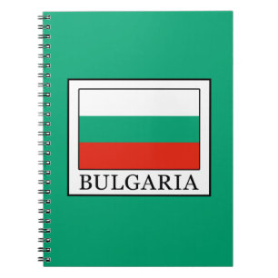 Bulgarien Anteckningsbok Med Spiral