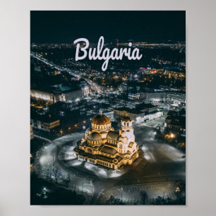 Bulgarien Capital Sofia Alexander Nevsky Cathedral Poster