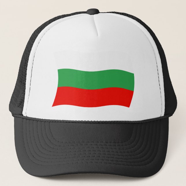 Bulgarien Flagg Hatt Truckerkeps (Framsida)