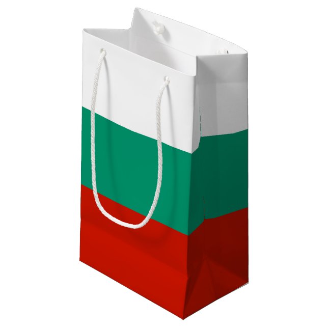 Bulgarien flagga (Framsidan Vinklad)