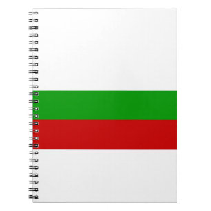 Bulgarien Flagga Anteckningsbok