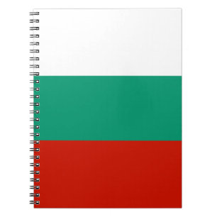 Bulgarien flagga anteckningsbok