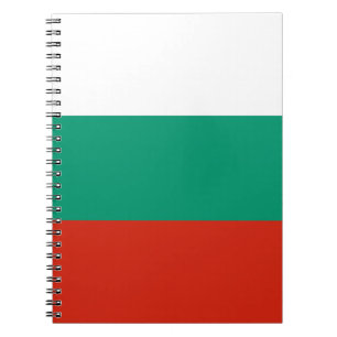 Bulgarien Flagga Anteckningsbok