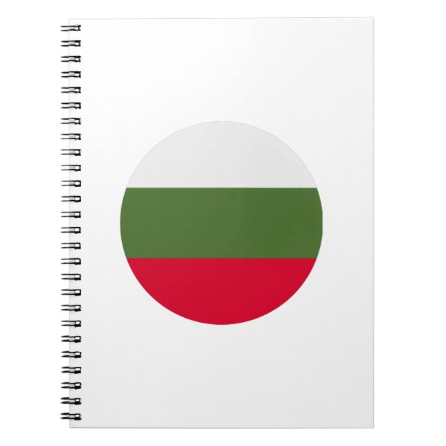 Bulgarien Flagga Anteckningsbok (Framsidan)