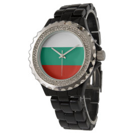 Bulgarien flagga armbandsur