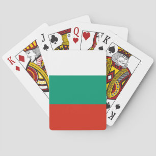 Bulgarien Flagga Casinokort