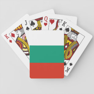 Bulgarien Flagga Casinokort