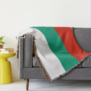 Bulgarien flagga filt