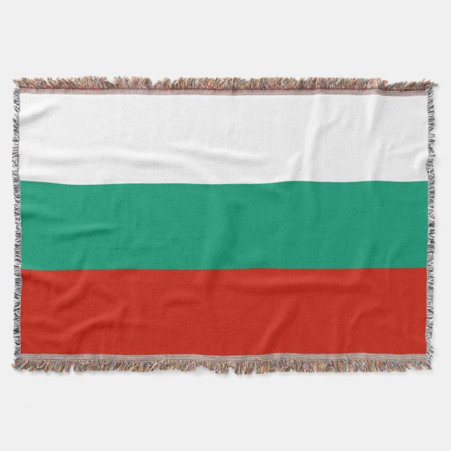 Bulgarien flagga filt (Framsidan)