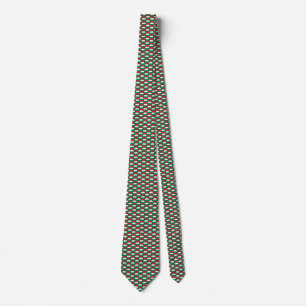 Bulgarien Flagga Honeycomb Tie Slips